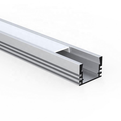 La Manche enfoncée en aluminium de lumière de bande de LED a anodisé la couleur argentée de peinture