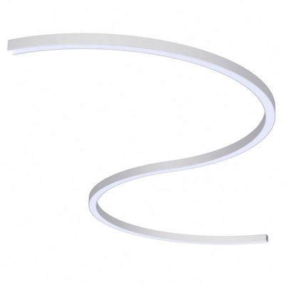 Profil circulaire industriel de LED, profil en plastique rond de LED avec plier Déroulage