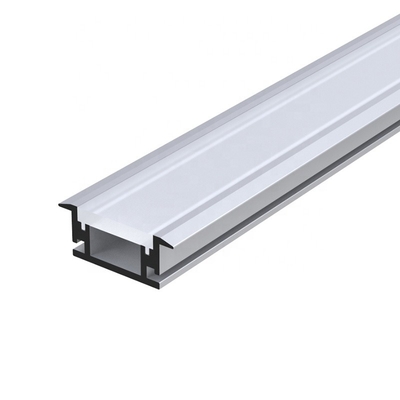 U enfoncé la forme LED profile la peinture anodisée par canal pour l'éclairage au sol