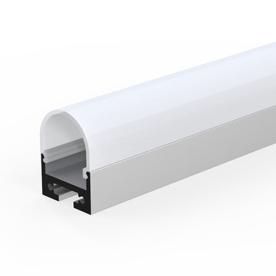 Noir monté extérieur industriel de profil de LED anodisé pour le cinéma de garde-robe
