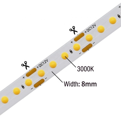 lumière de corde de 160chip 160led LED, lumière de bande de LED 12v 3000K 4000K