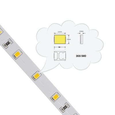 Bande imperméable de SMD2835 SMD LED 240LEDs Fléchirible/M For Display Stores