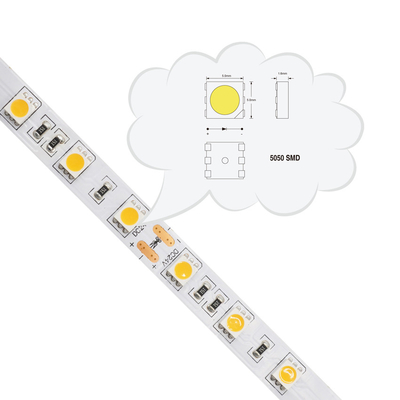 Les bandes Fléchiribles de 5050 SMD LED allument DC24V 12V pour l'OEM de magasins d'affichage