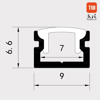 La place forment le matériel monté extérieur d'aluminium du profil 6063 de LED pour le buffet