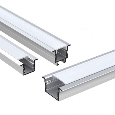 Profils enfoncés ultra lumineux de LED, logement en aluminium expulsé argenté de LED