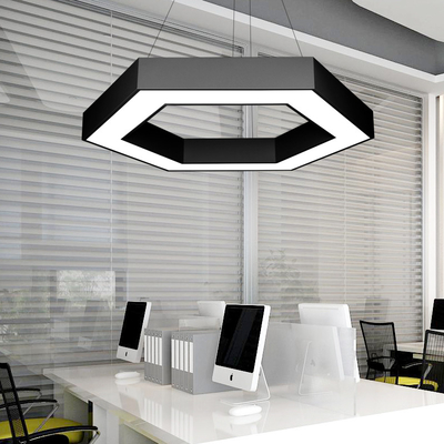 Lumières linéaires galvanisées noires de LED, lumière magnétique enfoncée en aluminium de voie de LED