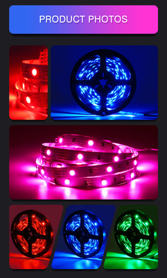 OEM à télécommande infrarouge principal des lumières de bande de RVB LED 12V 44 futés colorés