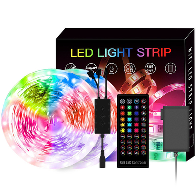 Bande à télécommande 12V RVB LED 5050 10m pour la décoration à la maison