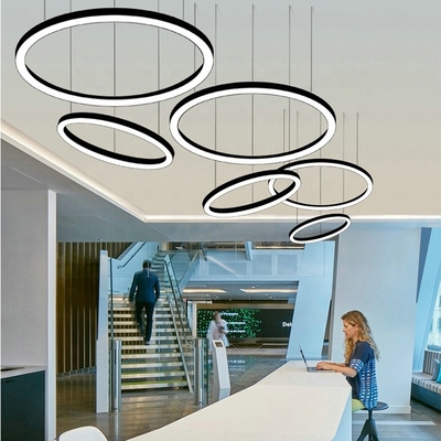 Profil circulaire du montage extérieur LED, OEM en aluminium Fléchirible de profils de la Manche