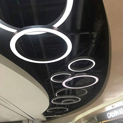 Profil circulaire du montage extérieur LED, OEM en aluminium Fléchirible de profils de la Manche