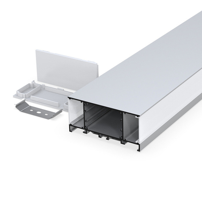 Profil monté extérieur de l'alliage d'aluminium LED, profilé en u de bande de LED avec le service de soudure