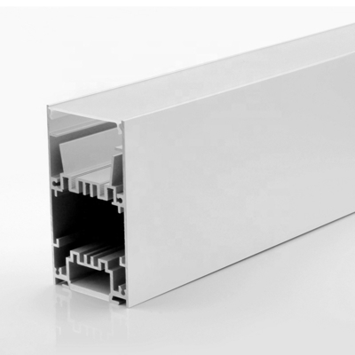 La surface a monté le profil suspendu de LED, profilé en u en aluminium expulsé pour des bandes de LED