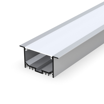Profil suspendu Fléchirible de LED, couleur argentée en aluminium de lumière de bande du profil LED d'OEM
