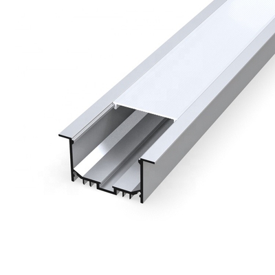 Profil suspendu Fléchirible de LED, couleur argentée en aluminium de lumière de bande du profil LED d'OEM