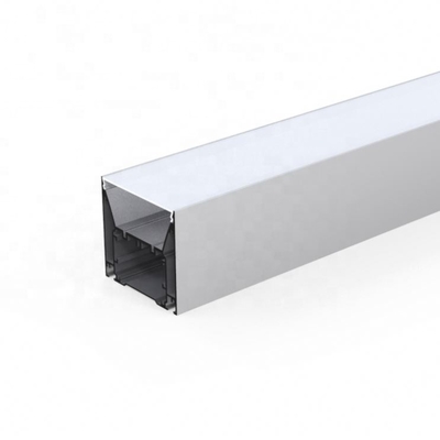 Profil en aluminium blanc argenté 80mm x 76mm de lumières de bande de LED pour la garde-robe