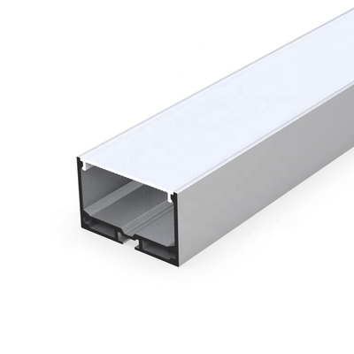 Profil en aluminium enfoncé par extrusion de l'alliage LED pour le guide optique linéaire de bandes
