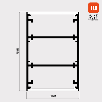 La Manche en aluminium ronde de LED pour la couleur noire Pliable de lumières de bande de LED