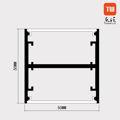 Profil circulaire anodisé de LED, bande de LED logeant l'aluminium pour le bureau de garde-robe