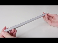 TW1010B Aluminum LED Strip Light Diffuser , Surface Mount LED Extrusion For Gym Cinema