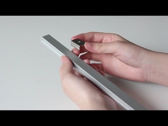 TW1612B Aluminium LED Strip Light Recessed Channel Anodized Painting Silver Color